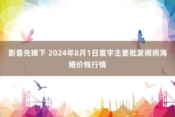 影音先锋下 2024年8月1日寰宇主要批发阛阓海鳗价钱行情