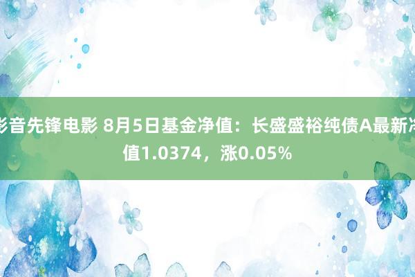 影音先锋电影 8月5日基金净值：长盛盛裕纯债A最新净值1.0374，涨0.05%