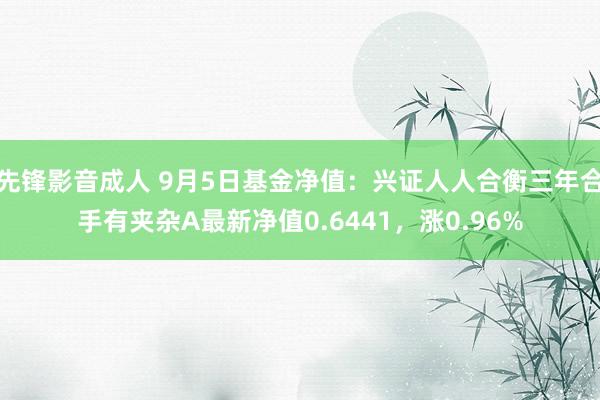 先锋影音成人 9月5日基金净值：兴证人人合衡三年合手有夹杂A最新净值0.6441，涨0.96%